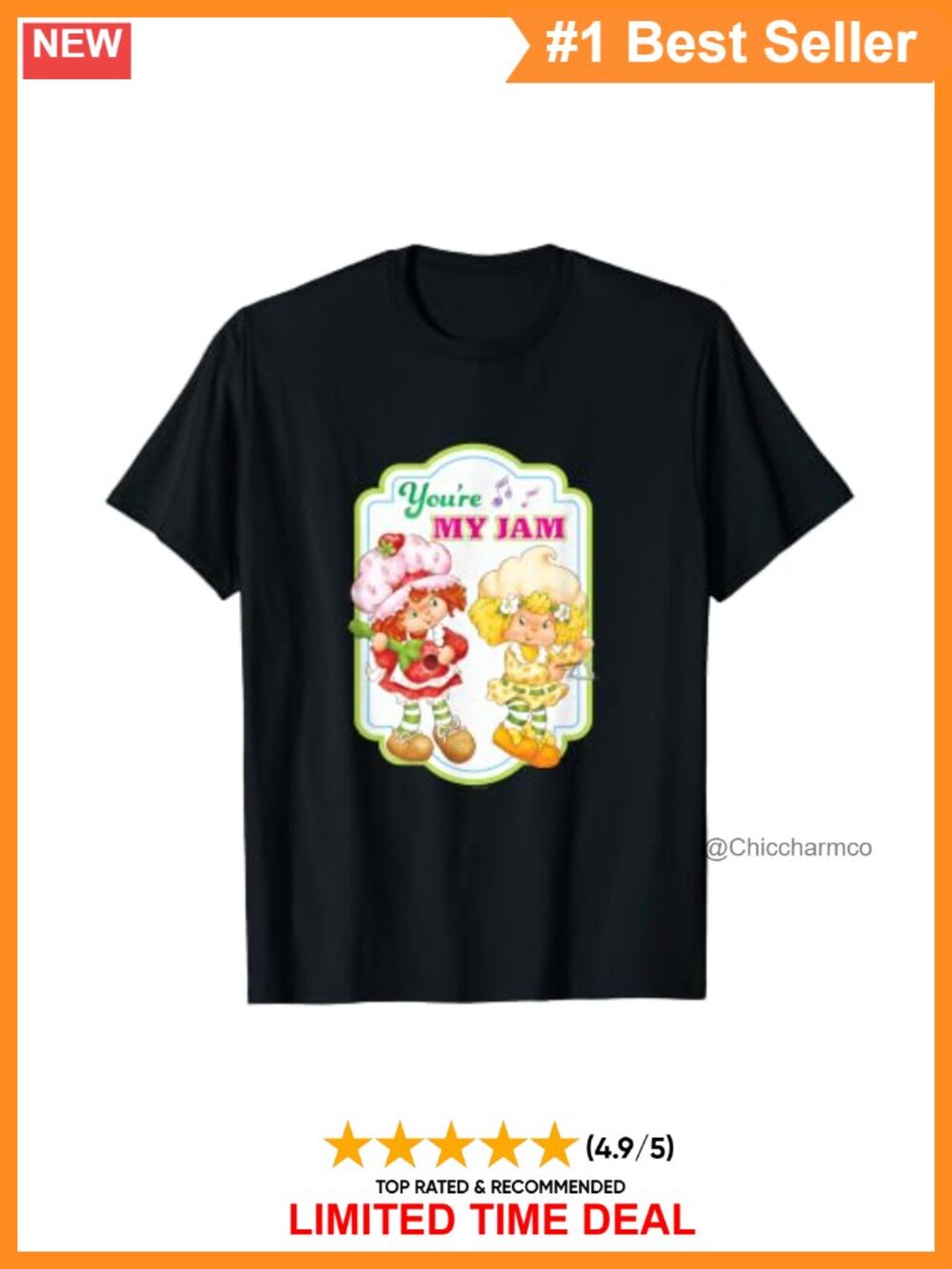 Strawberry Shortcake Lemon Meringue You're My Jam Graphic Tee